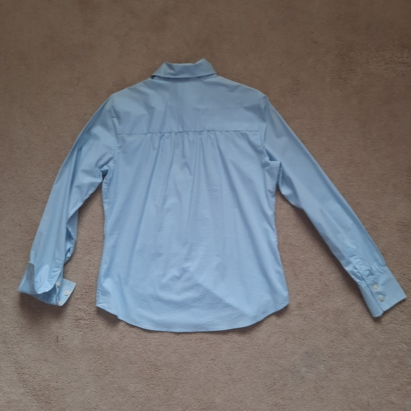 Joe Fresh stretch blouse light blue - Picture 2 of 2
